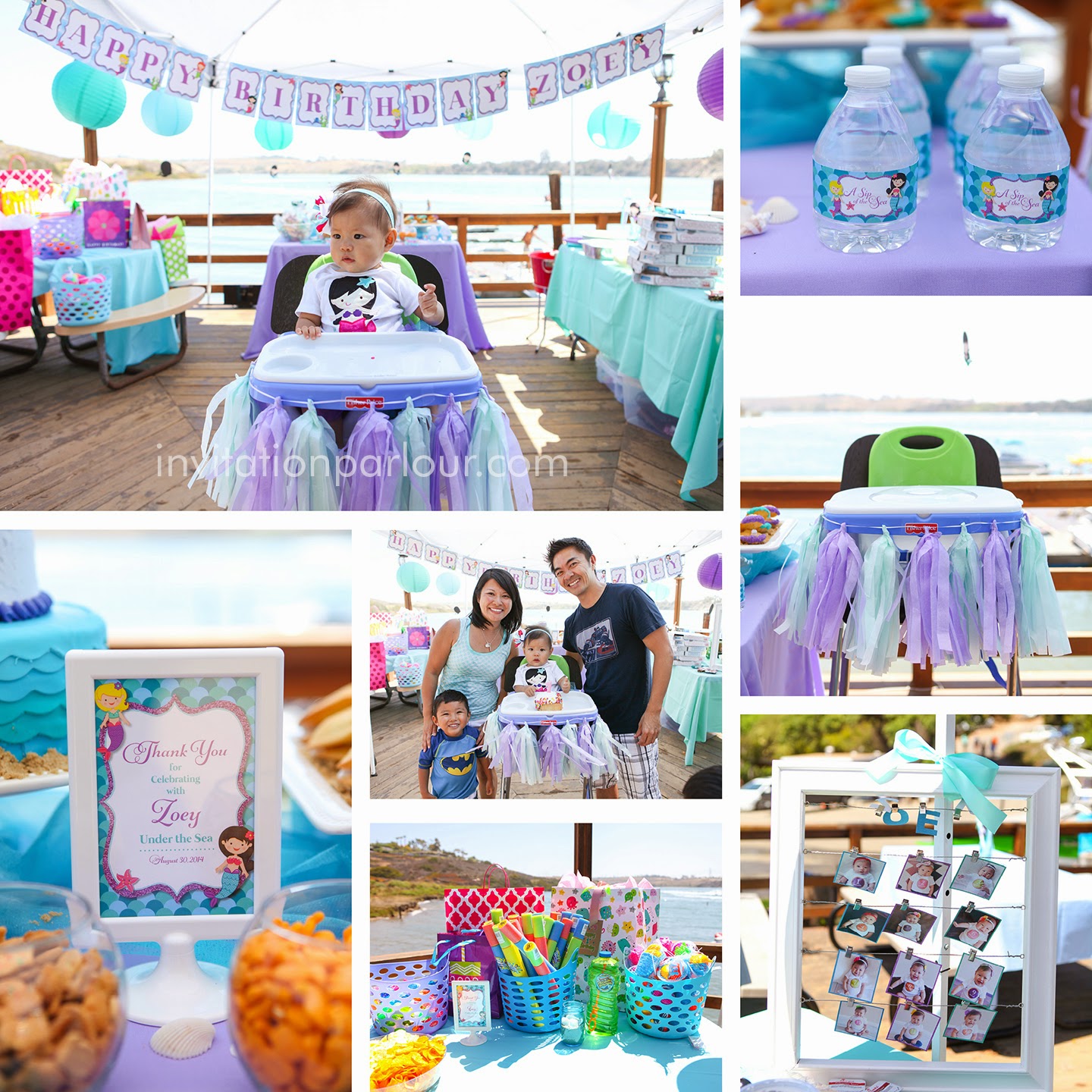 Invitation Parlour: Mermaid Under the Sea Birthday Party at the ...