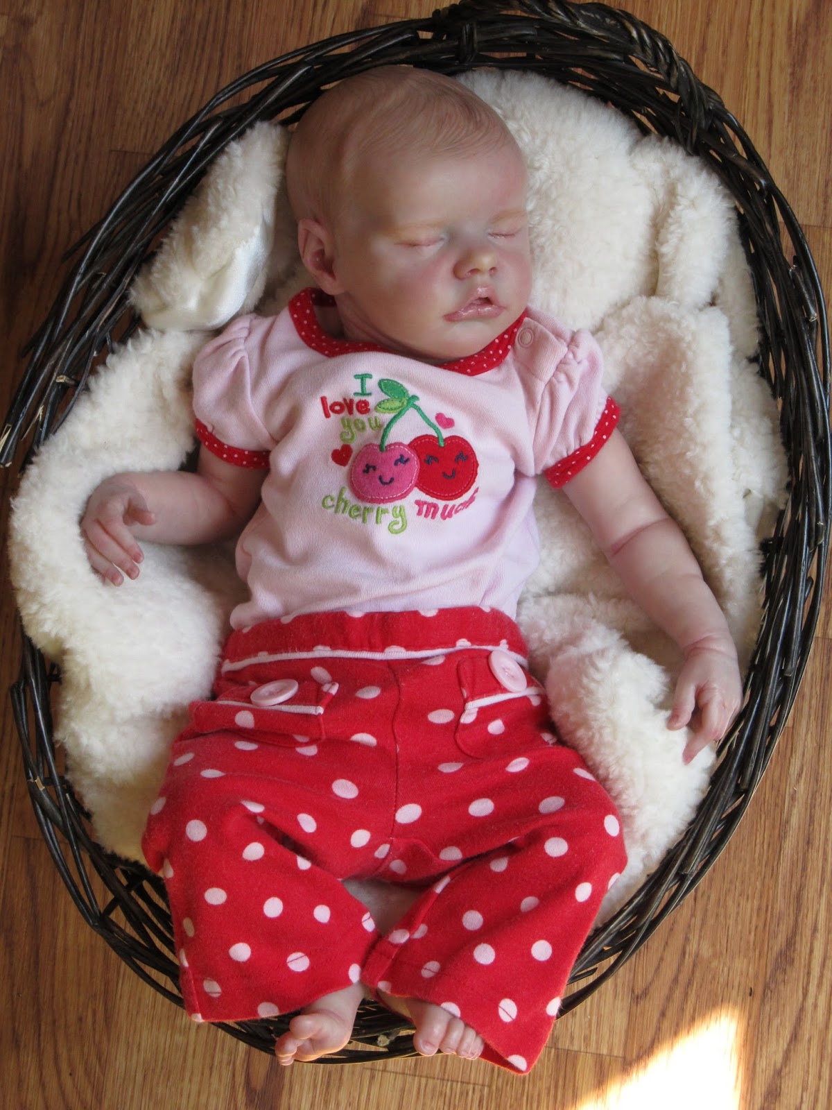 tiny treasures closed eye doll