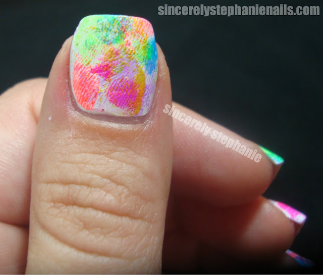 fingerprint nails nail art