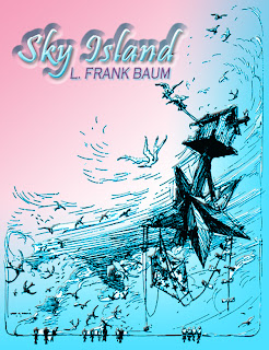 sky, island, baum, fiction, classics, adventures, trot, oz, books, magic, umbrella