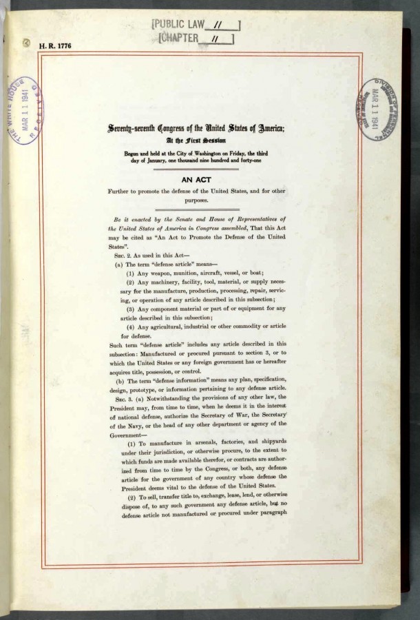 Tank Archives The Lend Lease Act