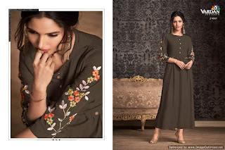 Vardan Designer Miraaz party wear kurtis wholesale and Manufacturer