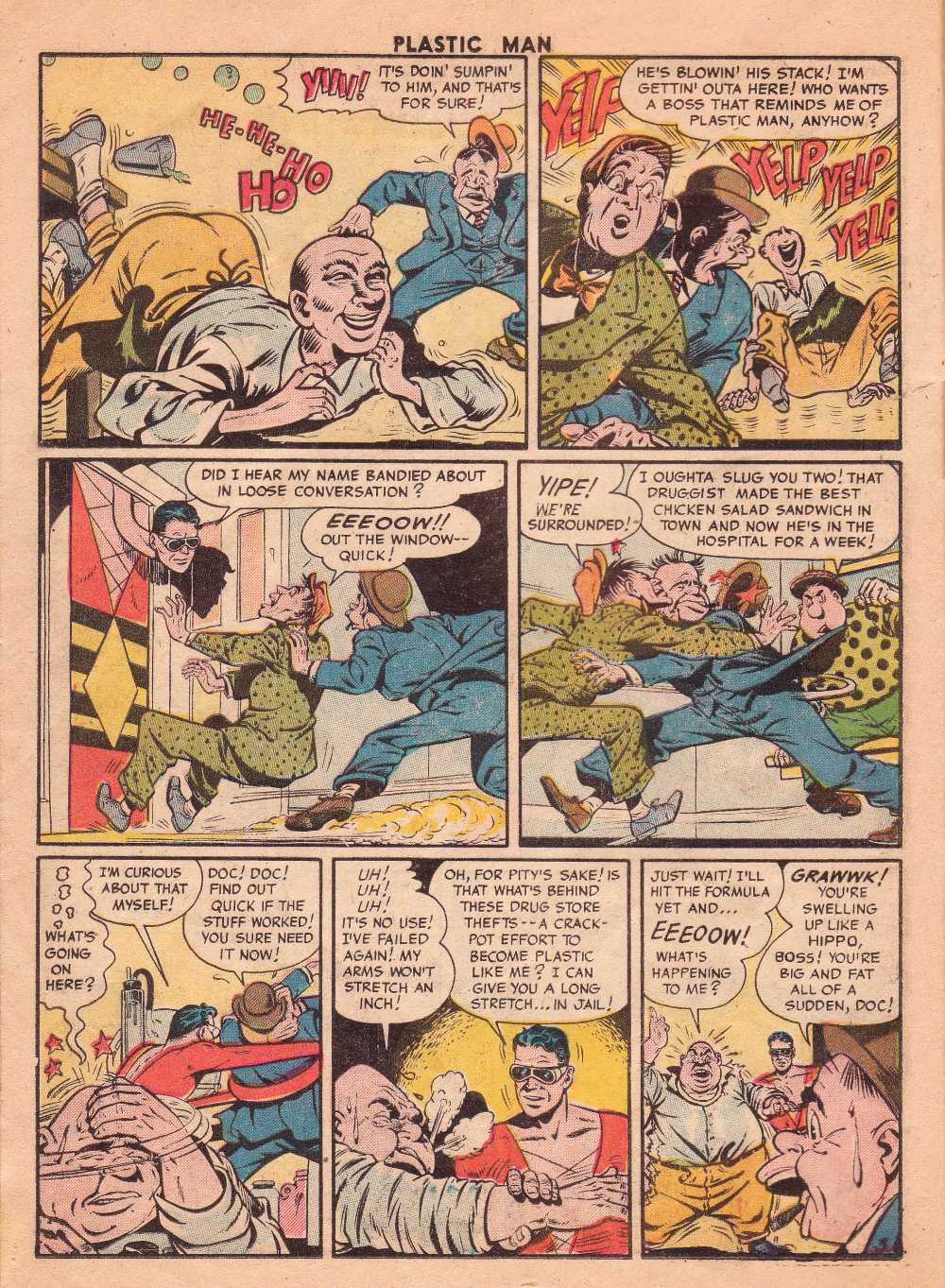Read online Plastic Man (1943) comic -  Issue #60 - 14