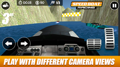  لعبة speed boat racing مكركة، لعبة speed boat racing مود فري شوبينغ