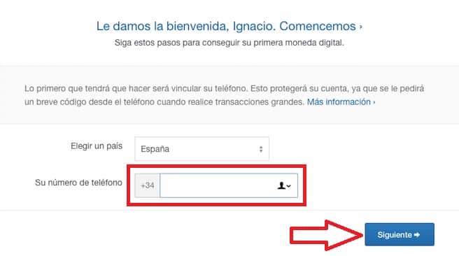 teléfono verificación registro en coinbase teléfono verificación registro en coinbase