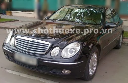 Cho thuê xe Mercedes E240 hạng sang  thuê xe 4 chỗ  giá rẻ tại Hà Nội - Can thue xe 4 cho co lai