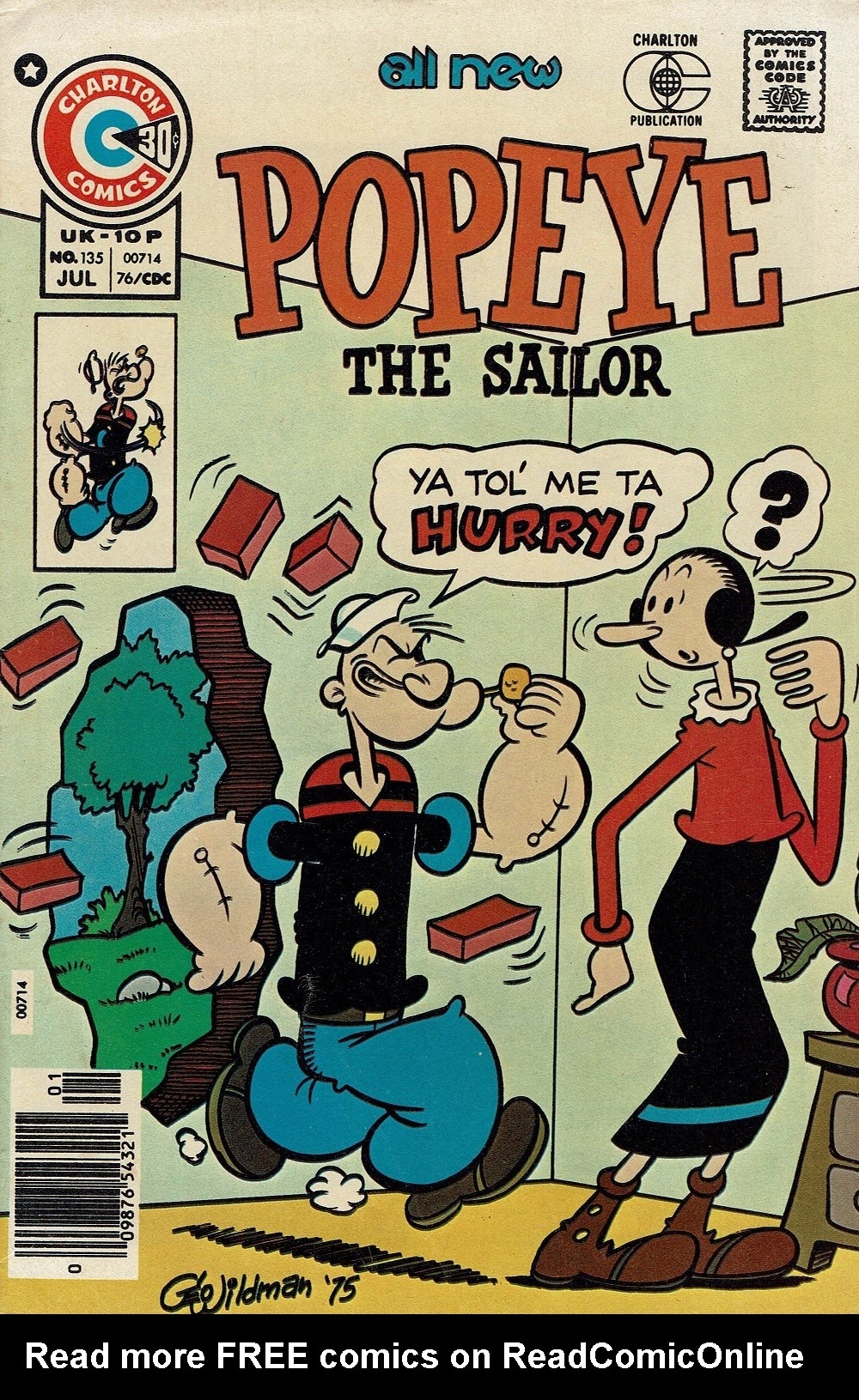 Read online Popeye (1948) comic -  Issue #135 - 1