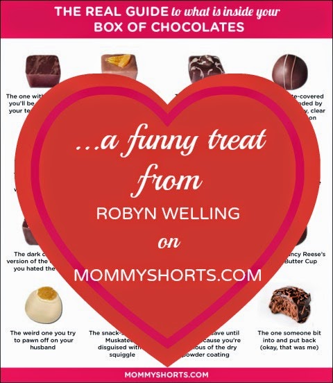 Real Guide to What's Inside Your Box of Chocolates by Robyn Welling on Mommy Shorts