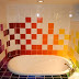 RAINBOW TILES PAINT IDEAS BATHROOMS