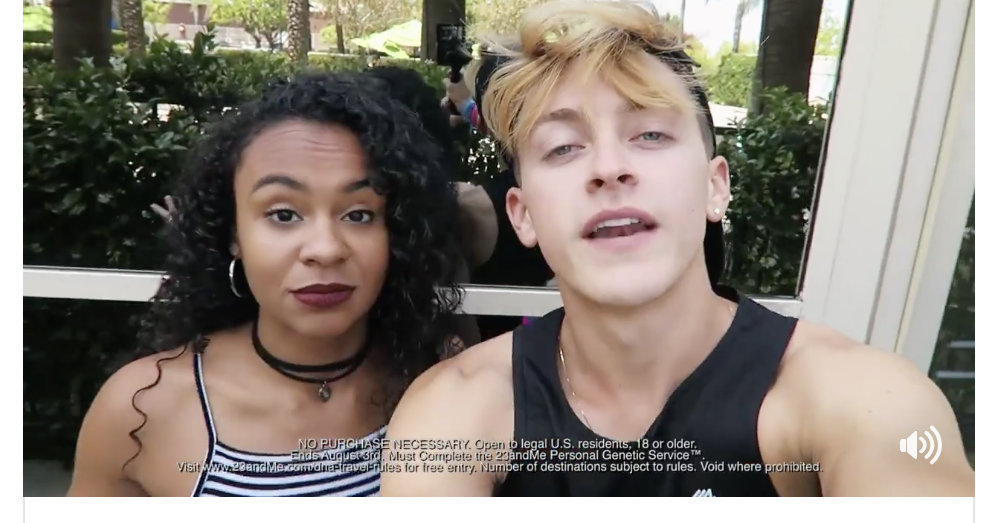 Heavens to Mergatroyd When worlds collide Damon & Jo & 23 & Me