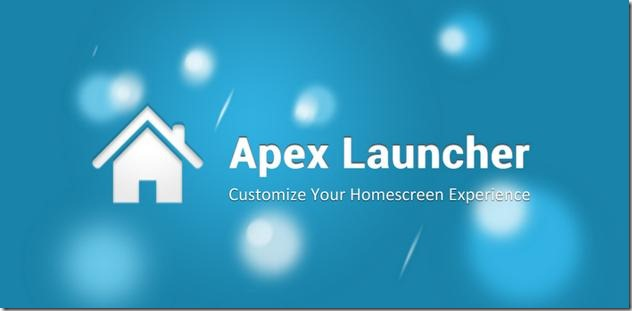 Descarga Apex Launcher 1.0.5 un potente launchers en tu android 4.0 o suprior