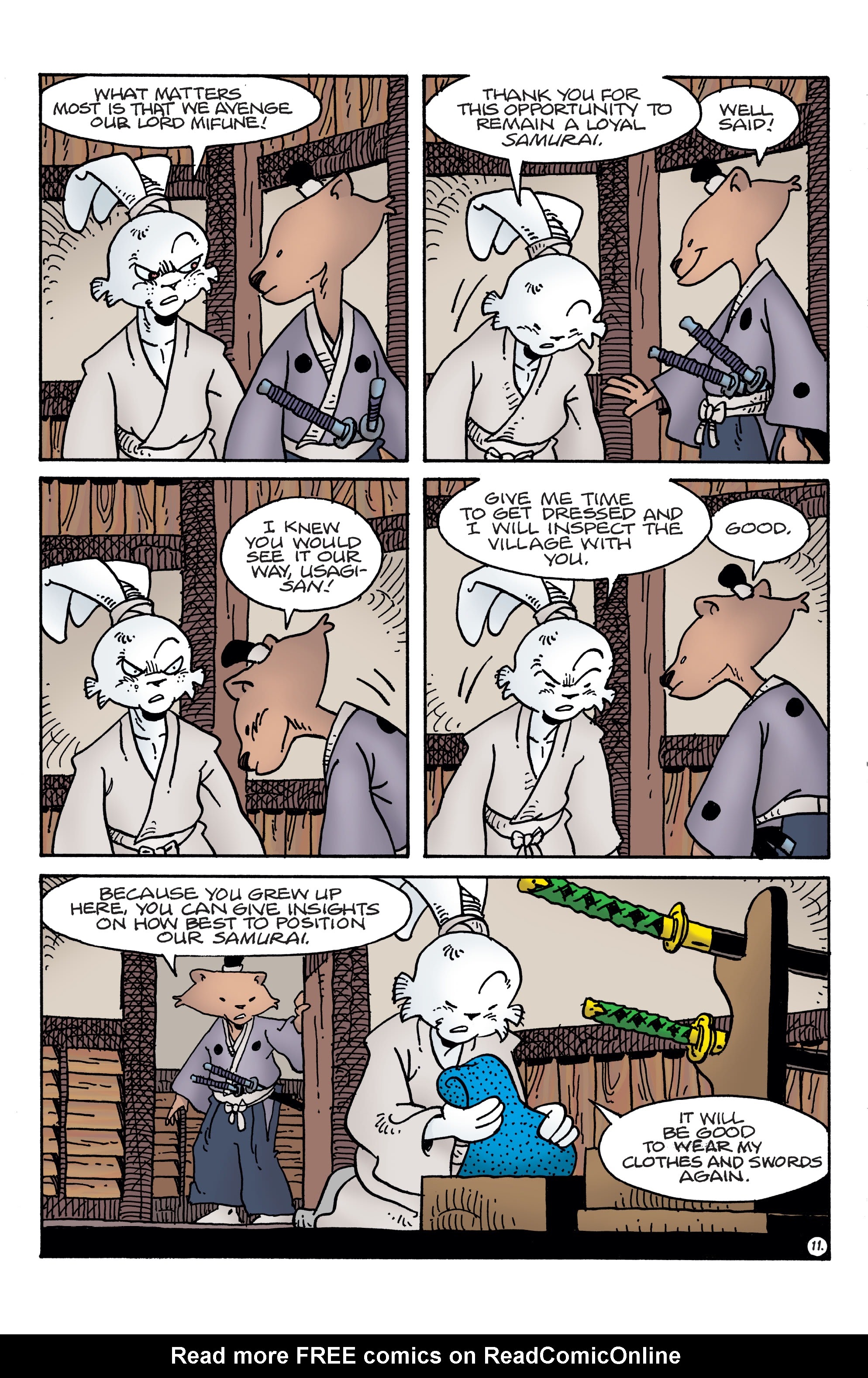 Read online Usagi Yojimbo (2019) comic -  Issue #12 - 13