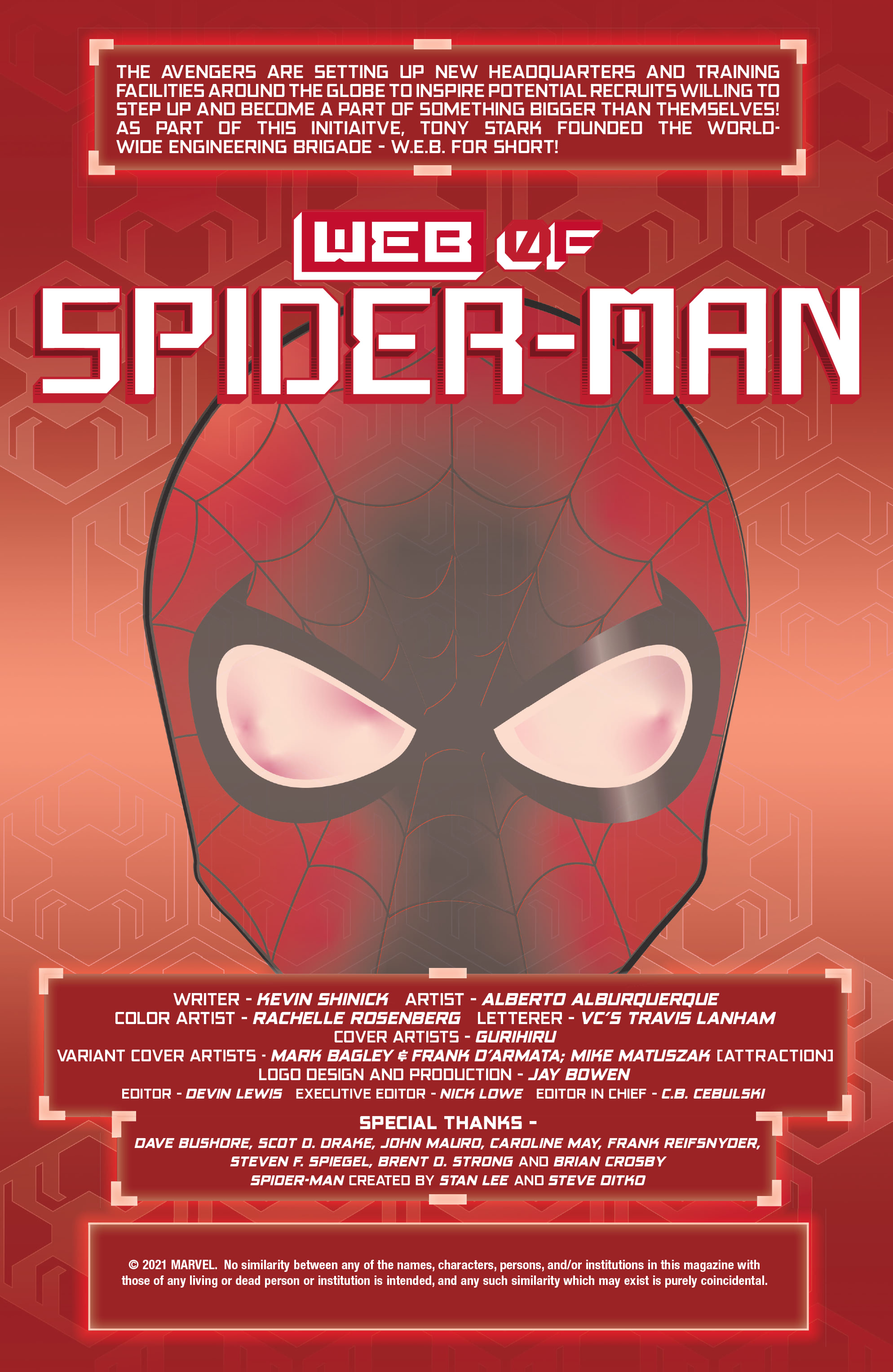 Read online W.E.B. Of Spider-Man comic -  Issue #1 - 2