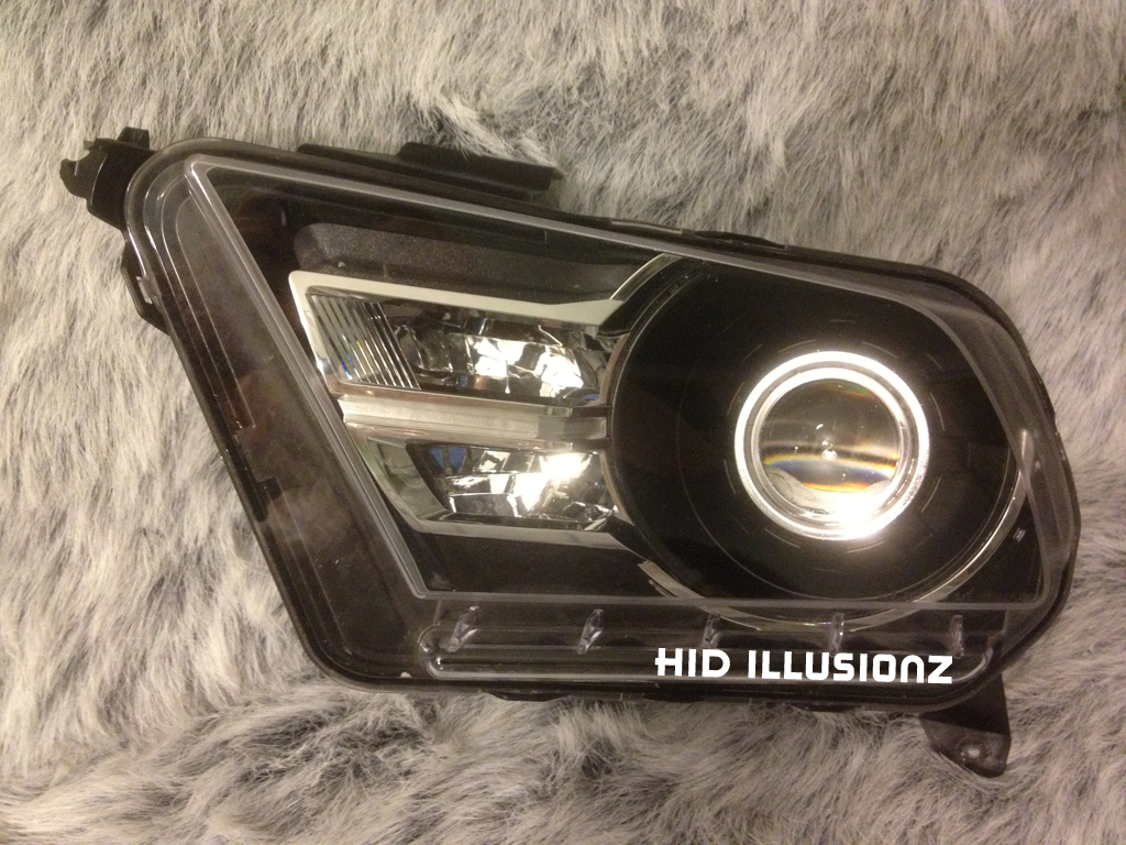 HID ILLUSIONZ Ford Mustang GT FXR Orbit HID Retrofit Projector Headlights