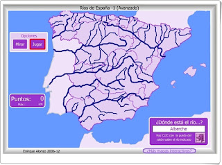 Ríos de España Mapas interactivos de Enrique Alonso