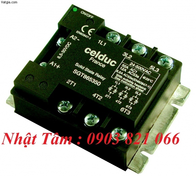 DIGITAL THREE PHASE ANGLE CONTROLLER. MFR. CELDUC RELAIS FRANCE