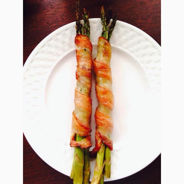 it's sweeter in the South Bacon wrapped asparagus