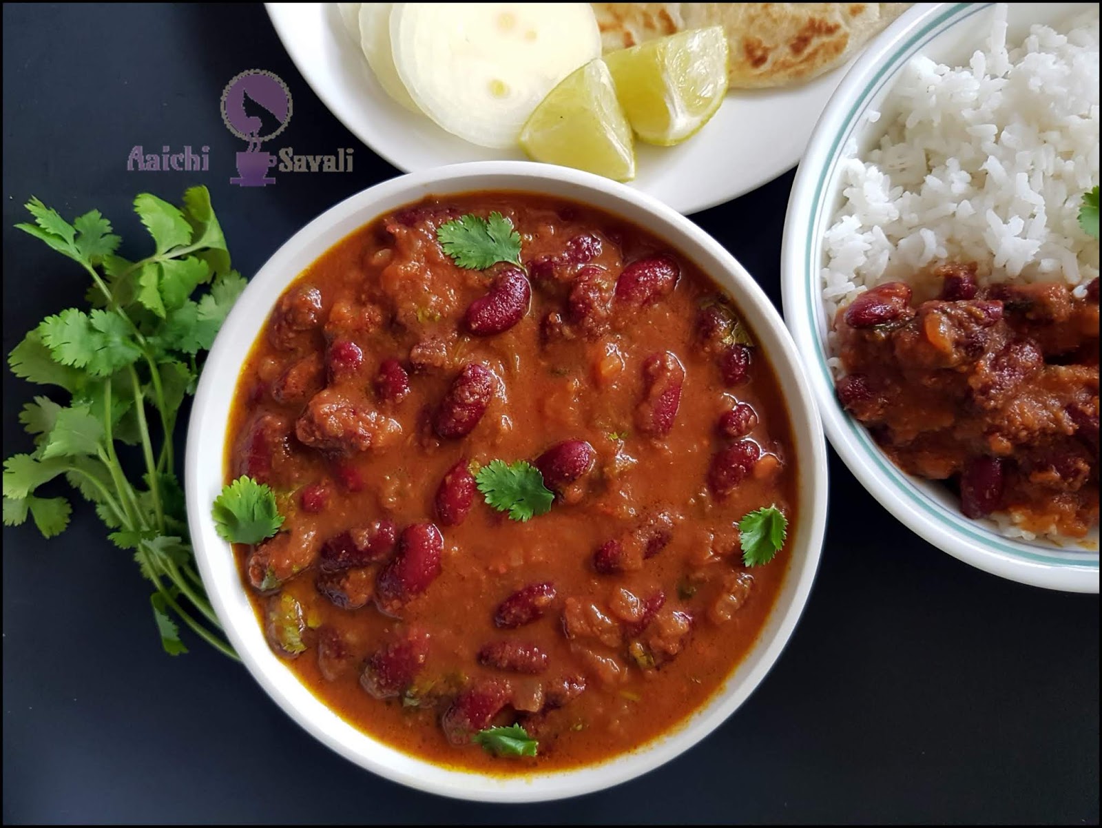 Instant Pot Vegan and High protein Kidney Beans Curry / Rajma Masala
