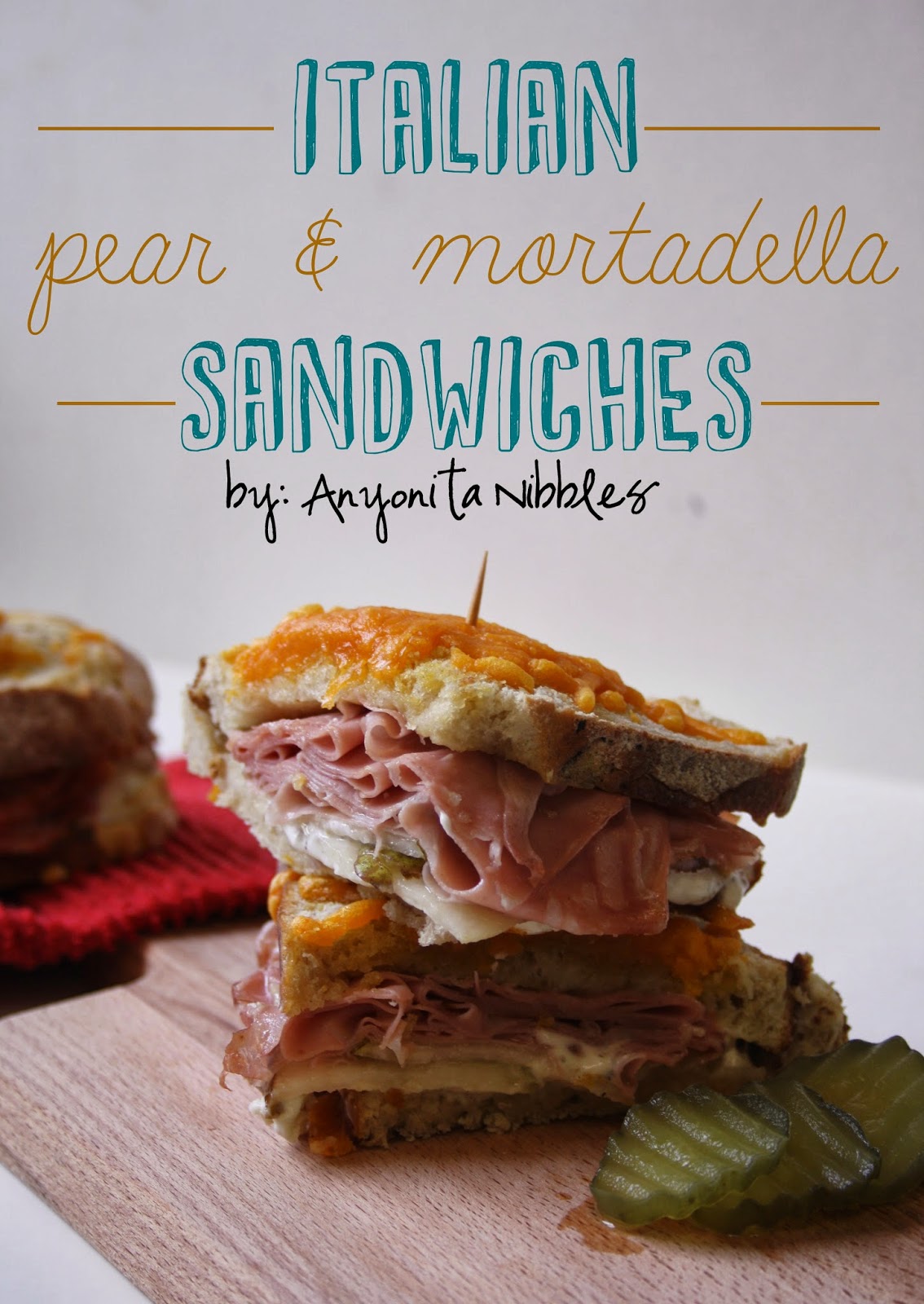 Easy mortadella/bologna and cheese sandwiches | Anyonita Nibbles