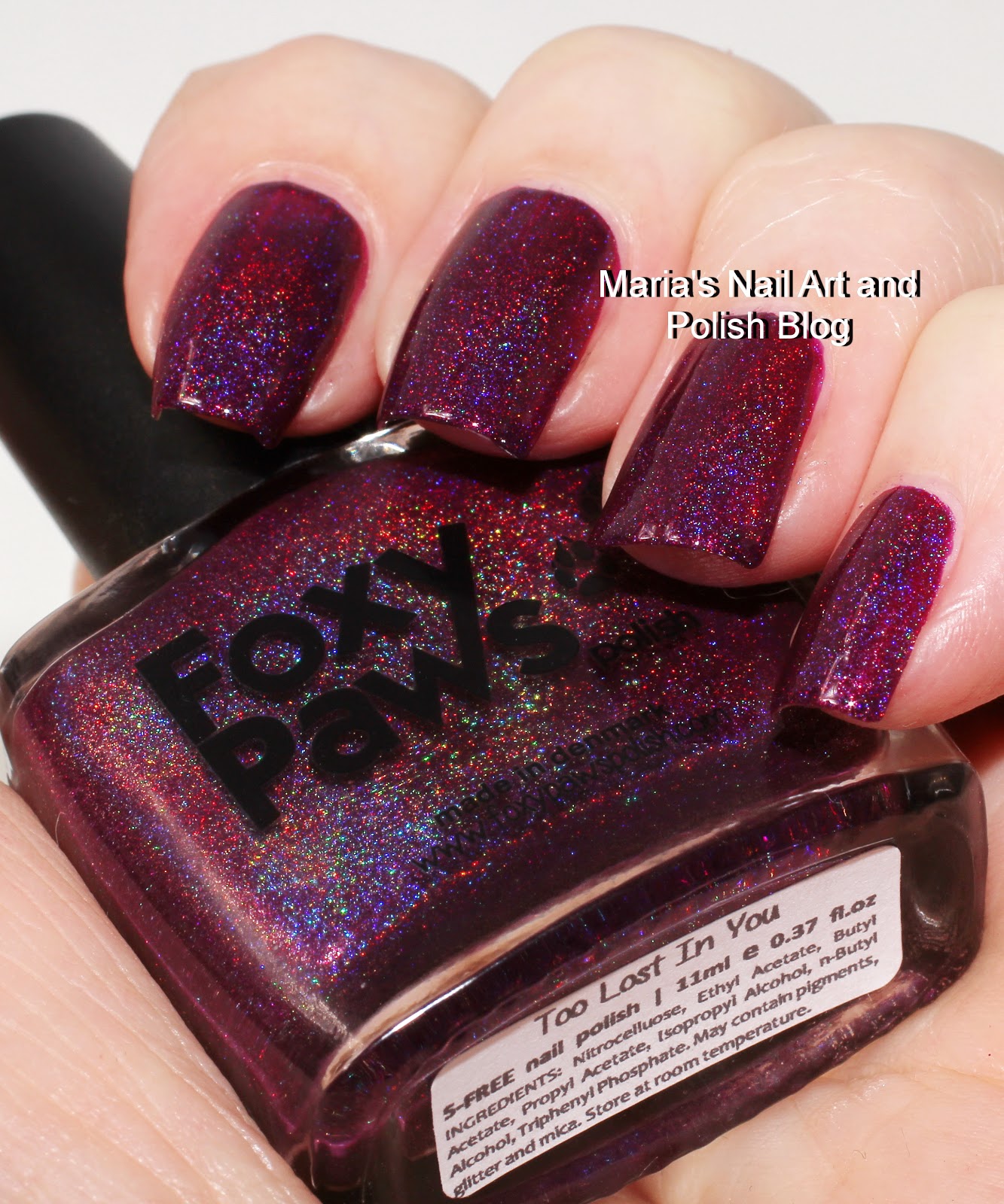 Marias Nail Art And Polish Blog Foxy Paws Too Lost In You Swatches