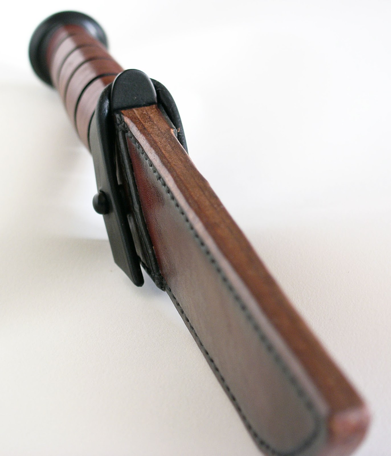 California Custom Sheaths KaBar "Backpack" Leather Sheath (110)