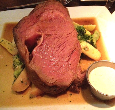 smoked prime rib at Besh Steak in New Orleans, LA