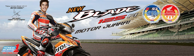 Spesifikasi Dan Pilihan Warna Kredit Motor New Honda Blade 125 FI Special Racing Edition
