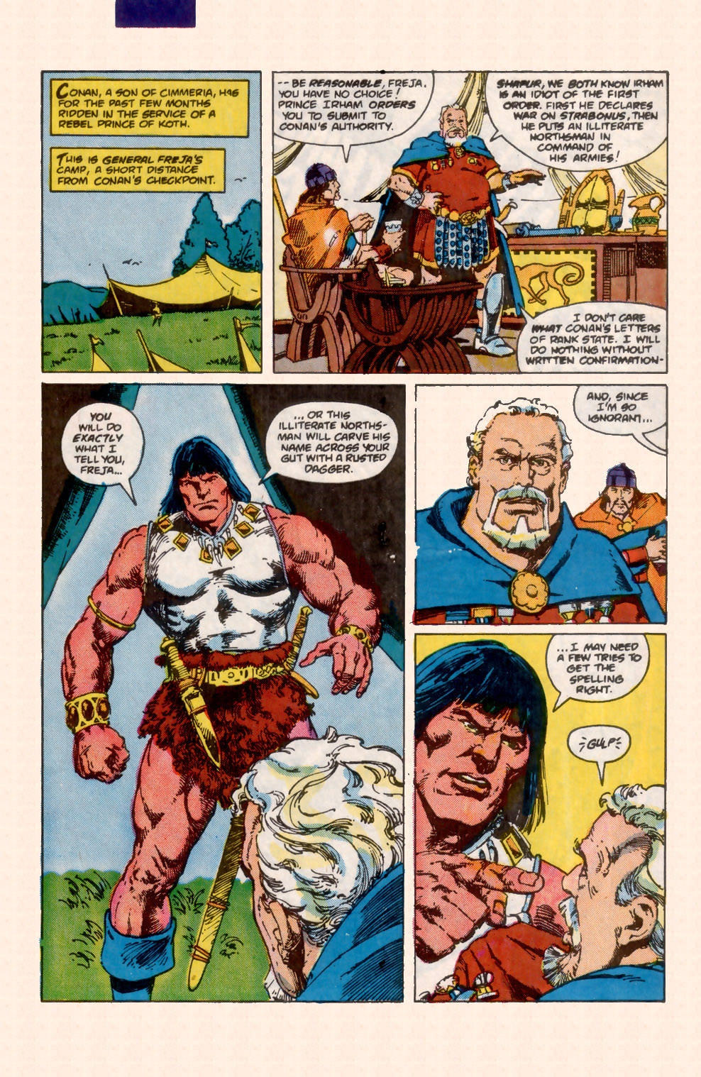 Read online Conan the Barbarian (1970) comic -  Issue #196 - 7