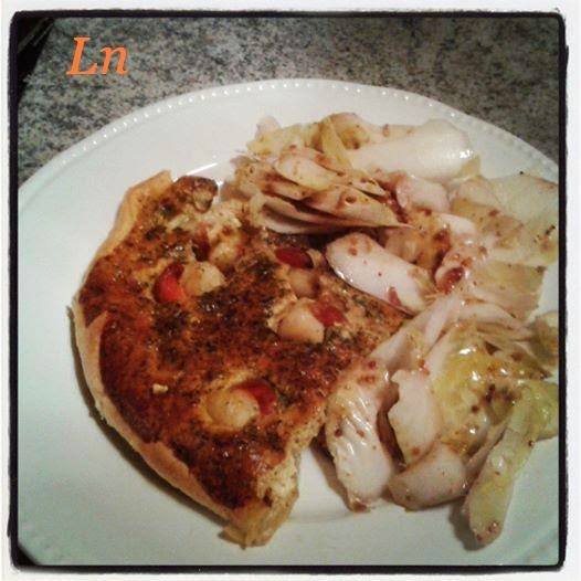 Keskonmangemaman? Quiche à la bisque de homard , aux noix de saint