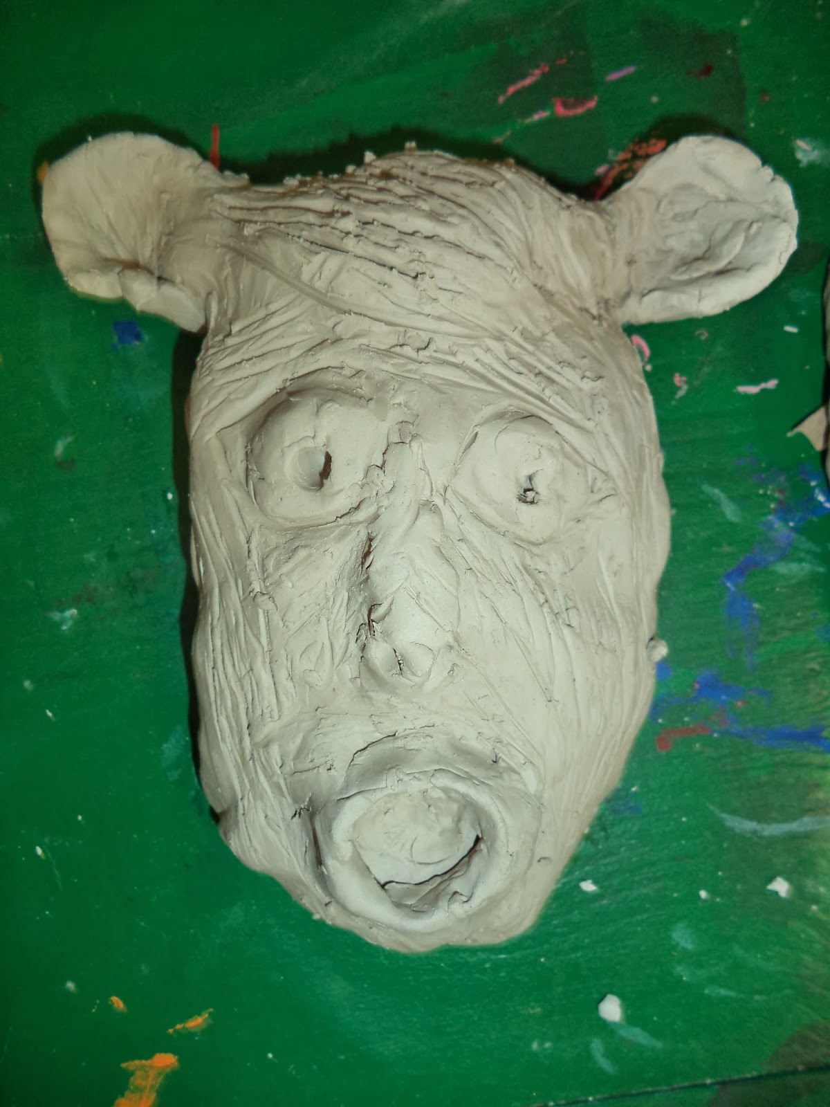 Art With Mr. E Clay Masks 3rd Grade