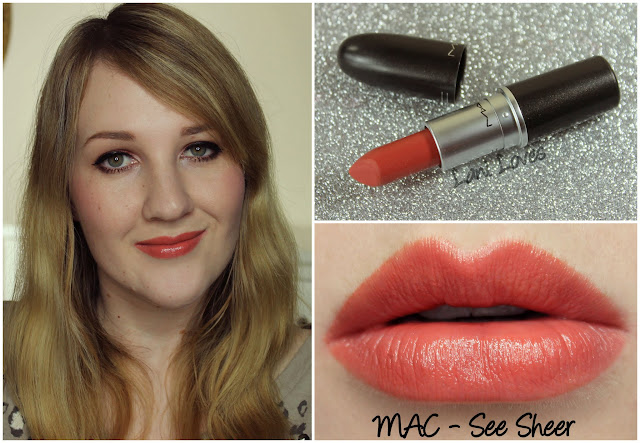 MAC See Sheer lipstick swatch