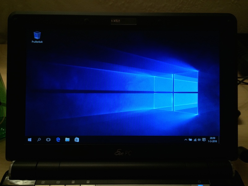 Vincent Mobile Blog Windows 10 On My Eee PC 1000H