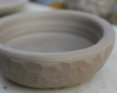 carved clay bowl