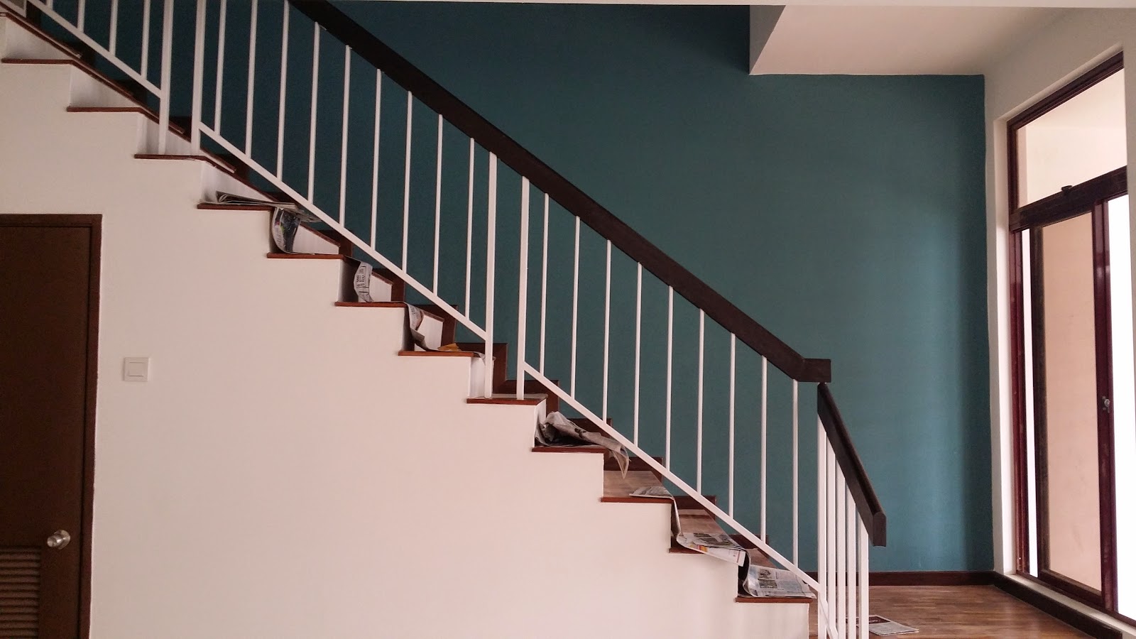 别墅样板房现代楼梯设计效果图 – 设计本装修效果图