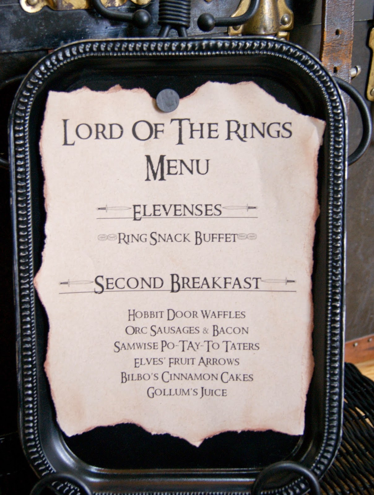 michelle paige blogs Lord of the Rings Birthday Party