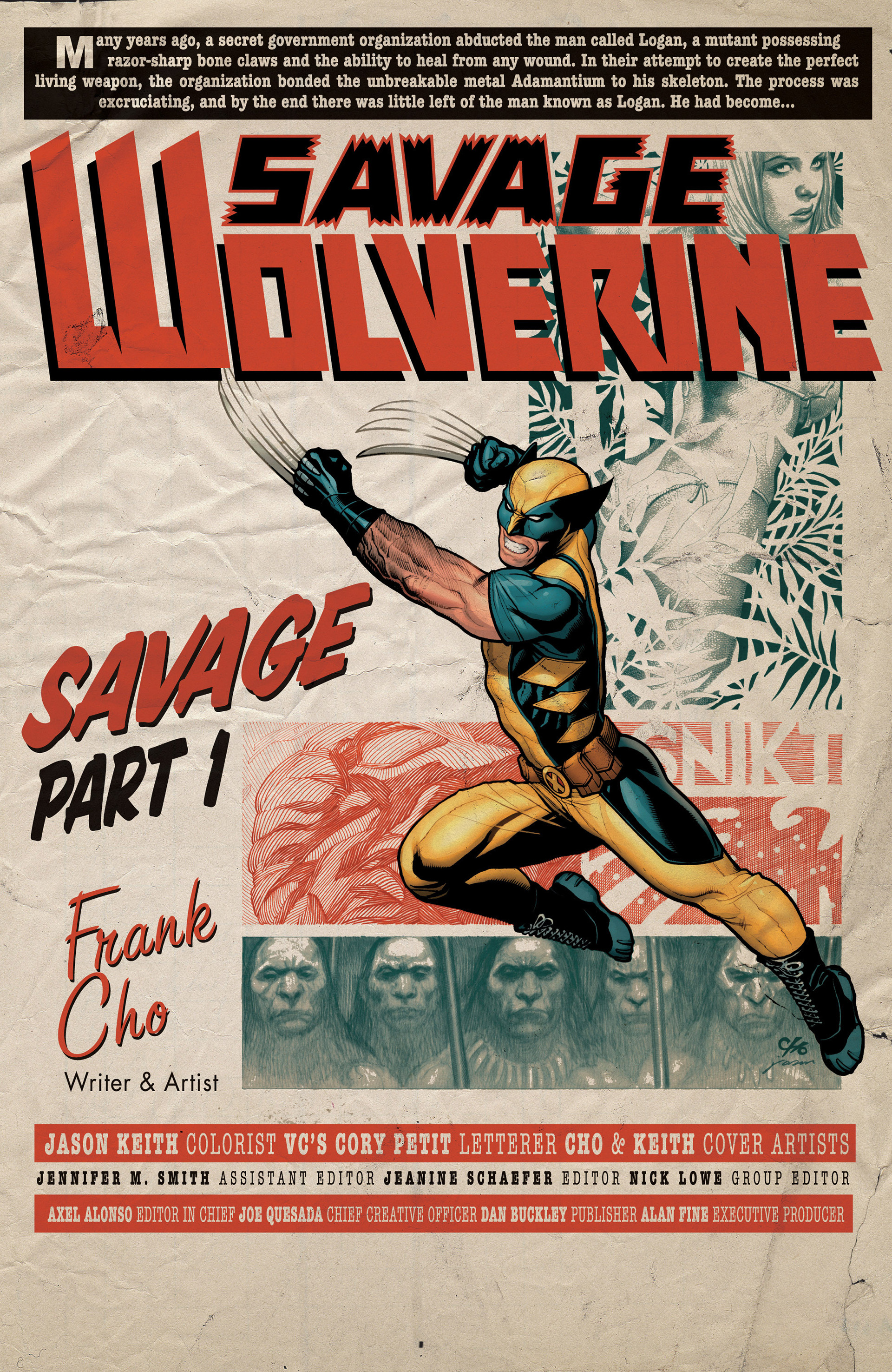 Read online Savage Wolverine comic -  Issue #1 - 2