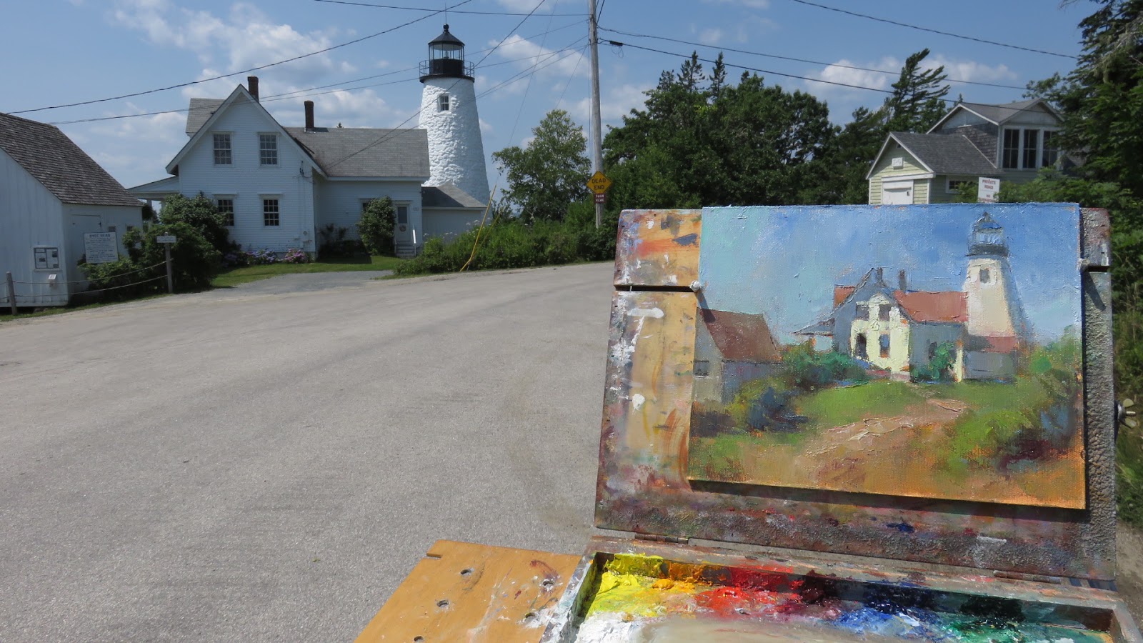 A Plein Air Painter's Blog Michael Chesley Johnson Castine Plein Air