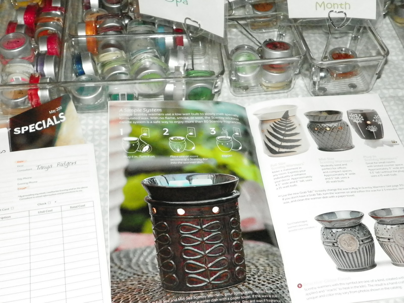 Rachel Rose Mercantile Scentsy Wickless Candles