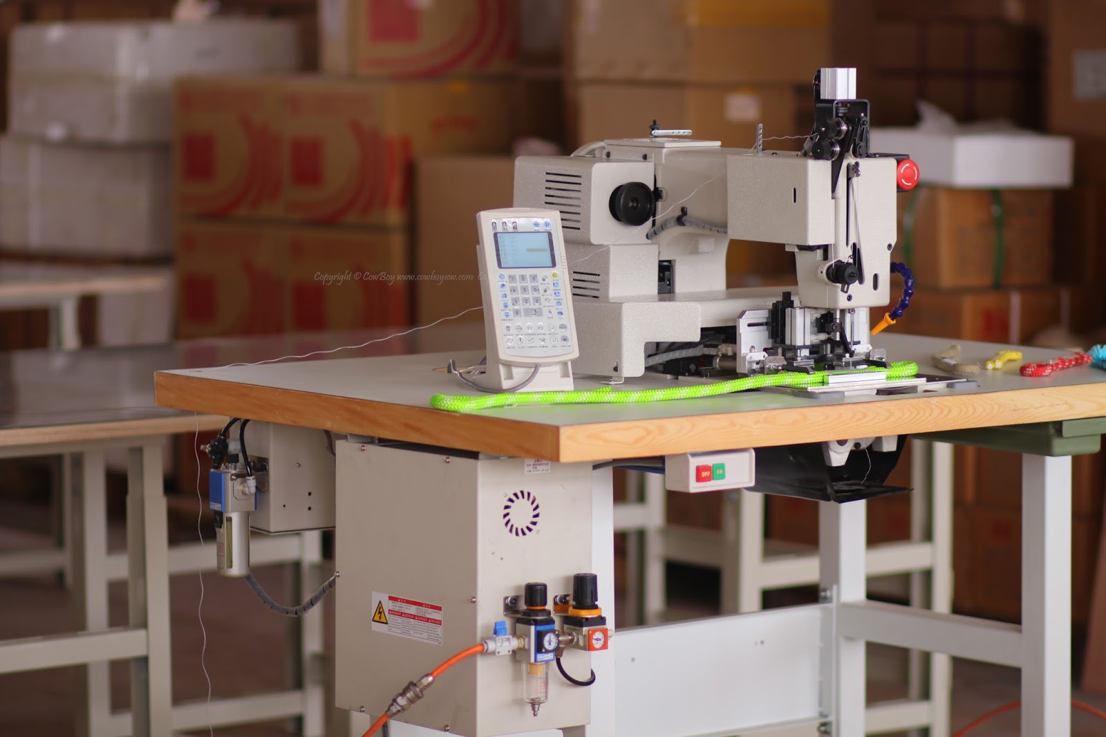 Heavy duty industrial sewing machines Automated climbing ropes sewing