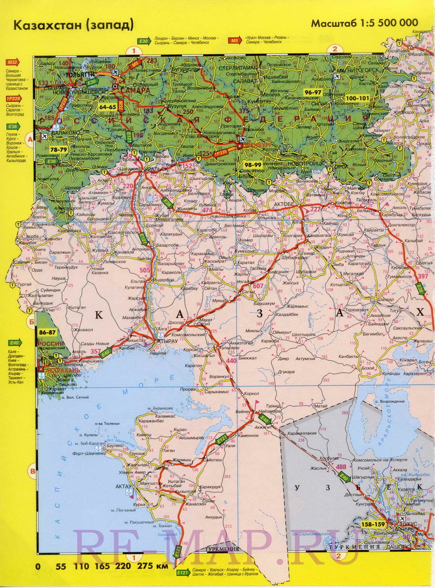 Карта жд дорог казахстана