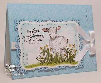 ODBD The Shepher and Vine Background, Card Designer Angie Crockett