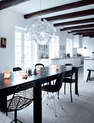 christmas modern scandinavian indigo stylish table denmark danish incredibly chairs dining room farmhouse xmas decorations italianbark november blues decor femina