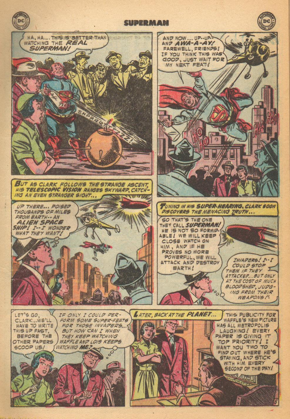 Read online Superman (1939) comic -  Issue #93 - 7
