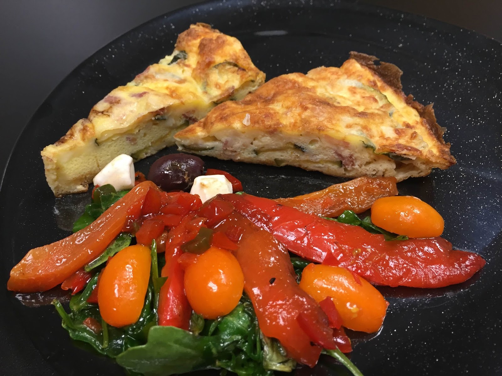 ItalianFusion Roasted Zucchini & Fontina Frittata