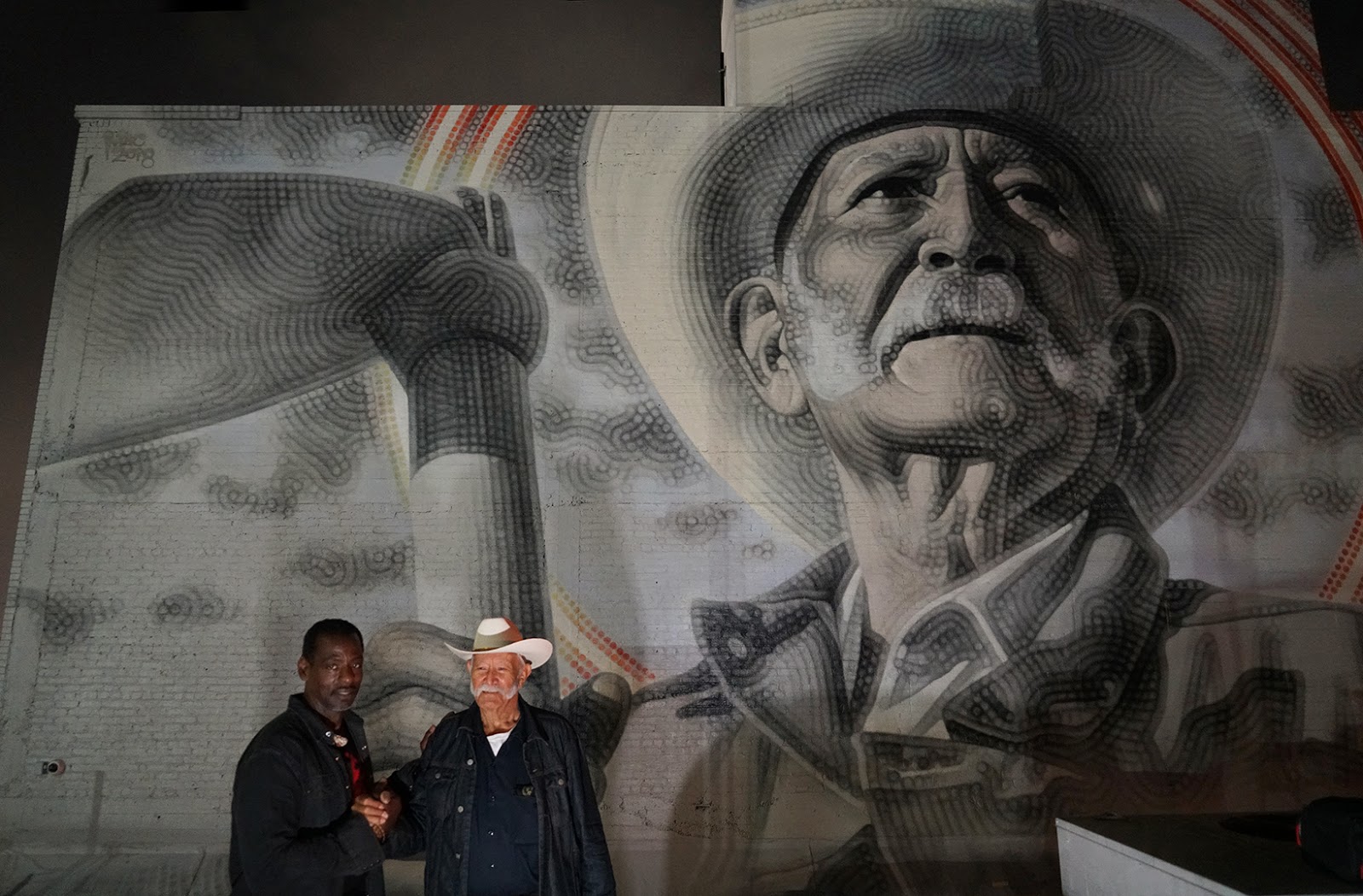 MAC ART New Murals in Los Angeles 'Shared Roots (Unity Threatens