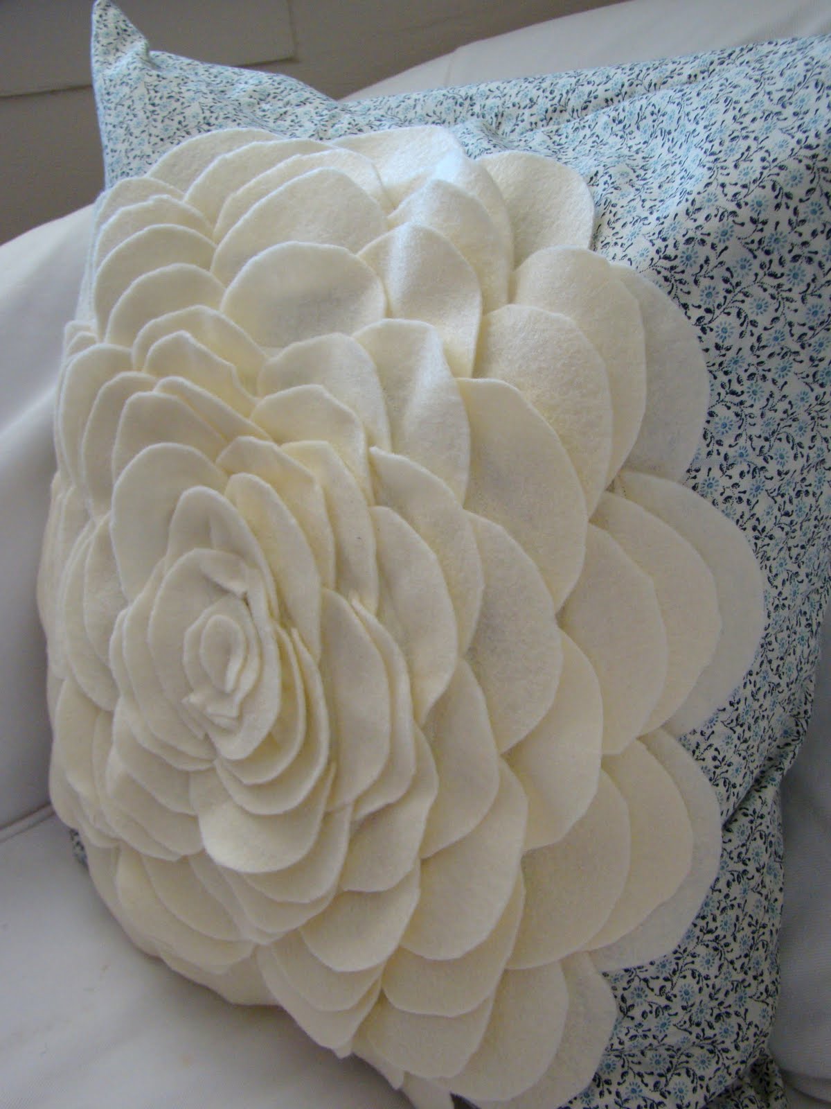 Just Enough Style Giant Flower Pillow