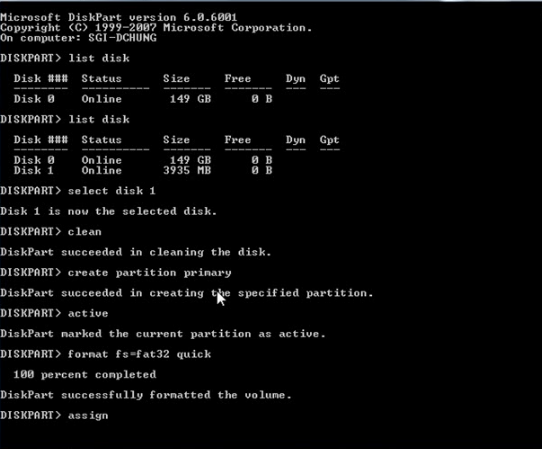 Make USB Bootable Windows 7 | A.R. Janjua's Blog