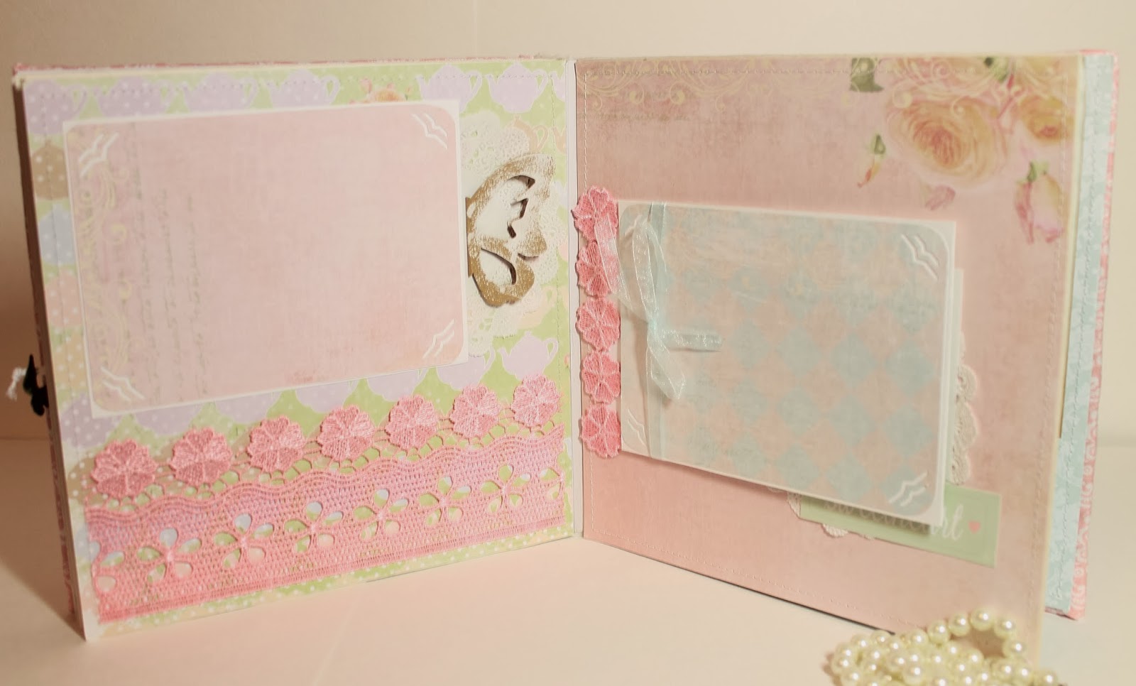 Нежный альбом для малышки (скрап альбом)