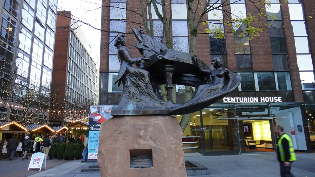 Chopin statue - Deansgate, Manchester