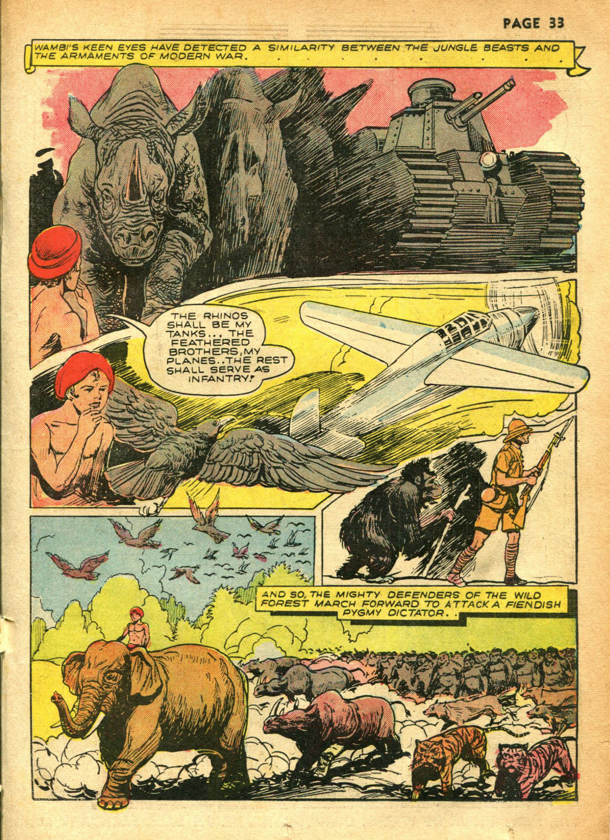 Read online Wambi Jungle Boy comic -  Issue #2 - 34